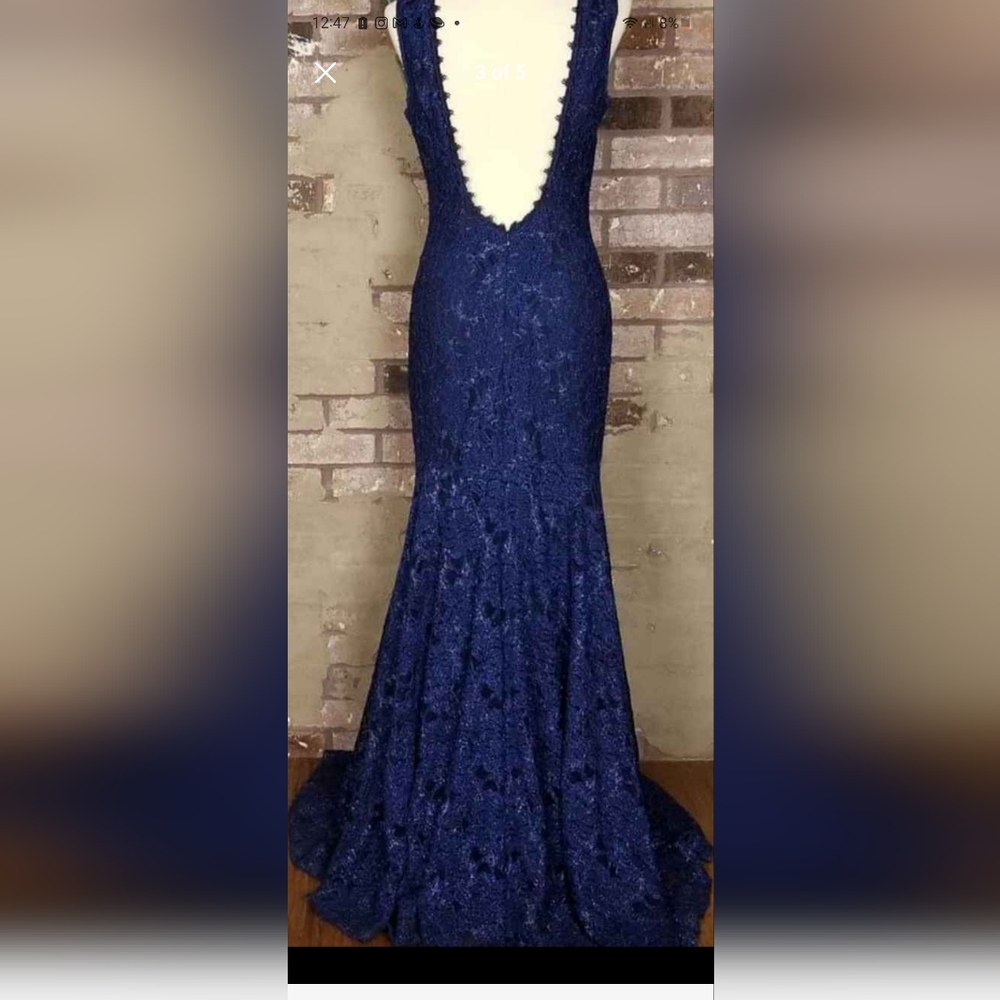 Inez Blue Formal Gown